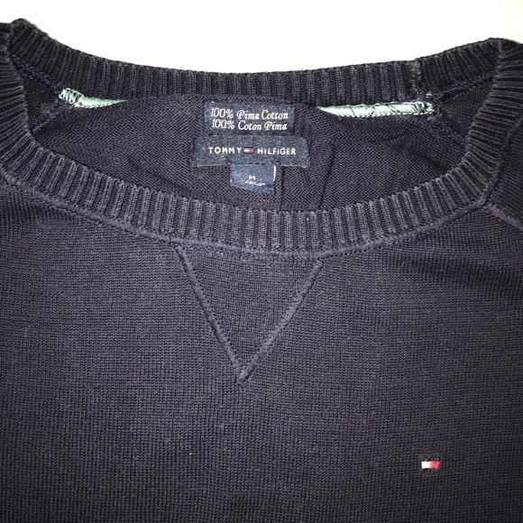 🌼3/$30 Tommy Hilfiger Cotton Crew Neck Sweater - Picture 4 of 5